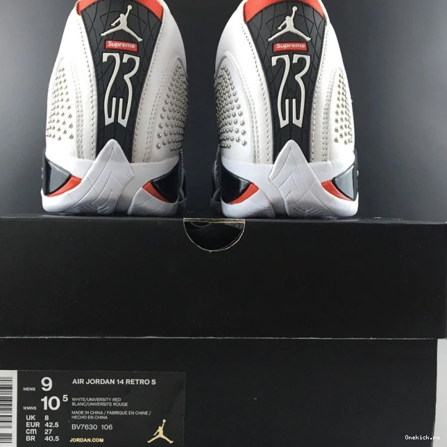 One Kick White BV7630-106 Air Jordan 14 Retro 0804